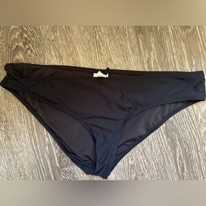 J. Crew Classic Black Swim Bottom